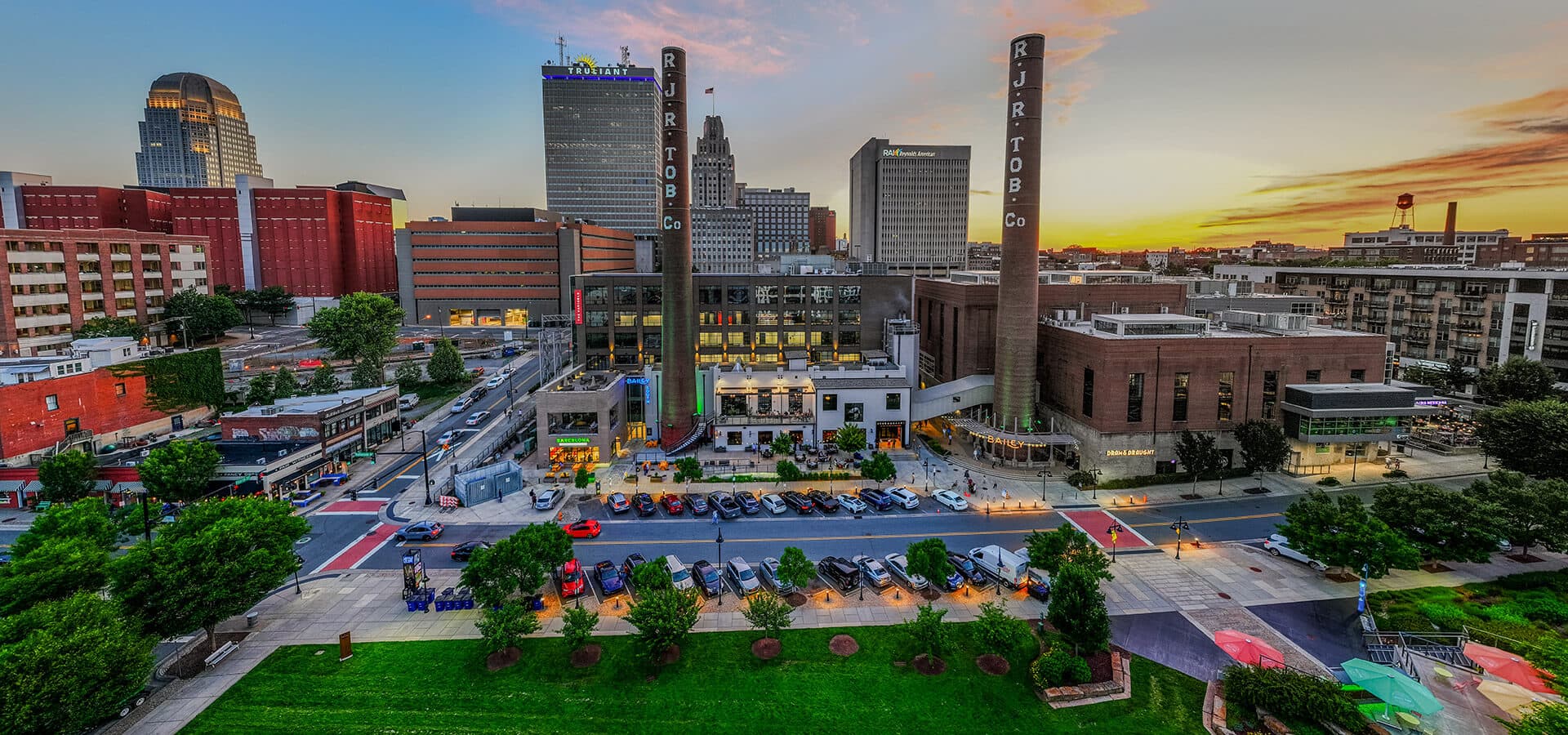 Skyline of Winston-Salem, NC